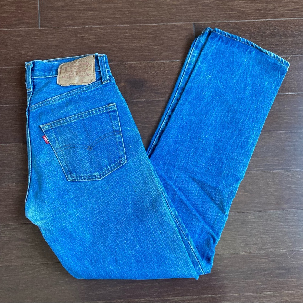Levi's Classic Blue Denim Jeans